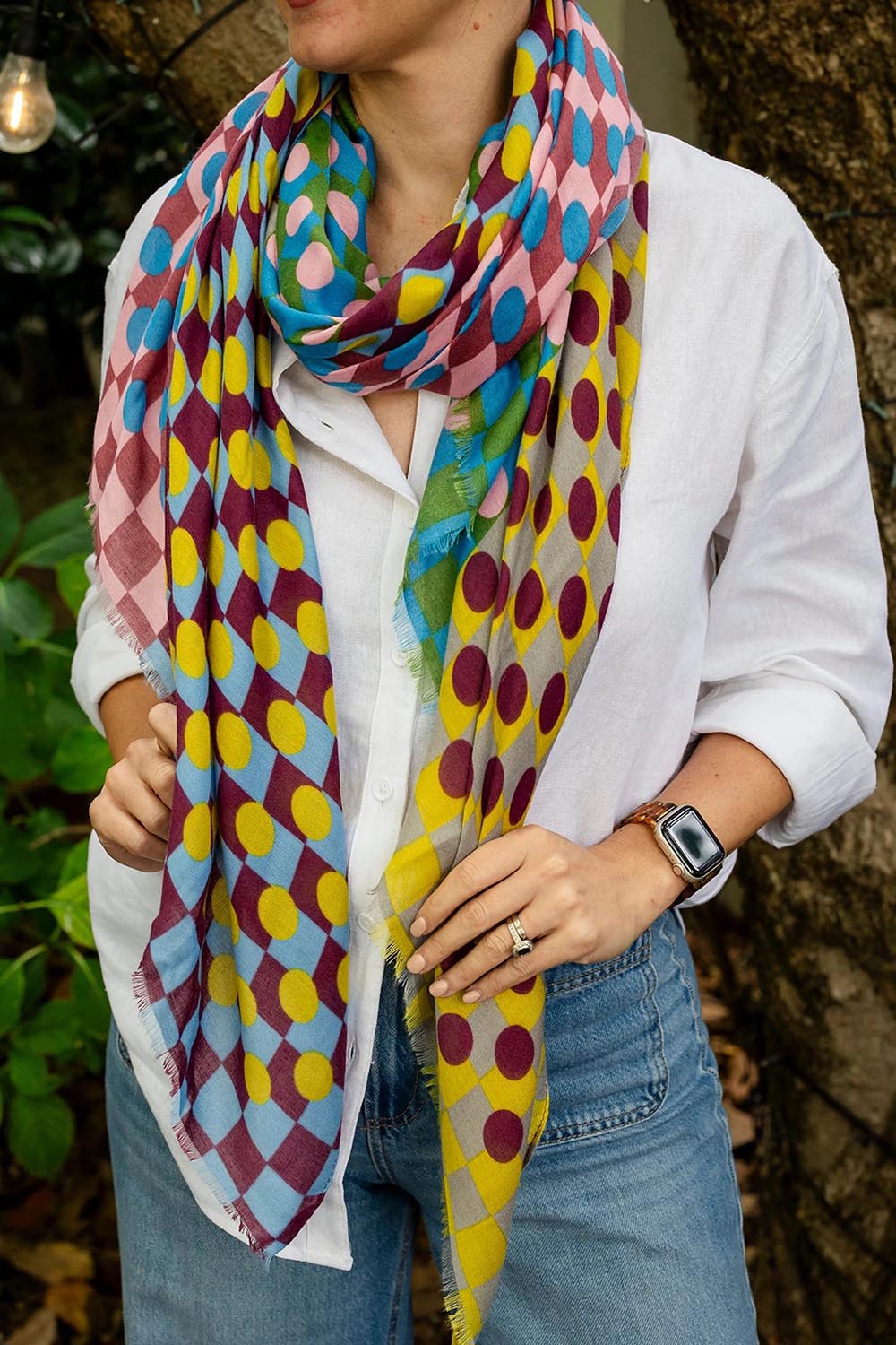 Frankie Geo Scarf – Bright