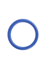 Product shot of the Resin Classic Bracelet in colour Indigo (Blue), from the front