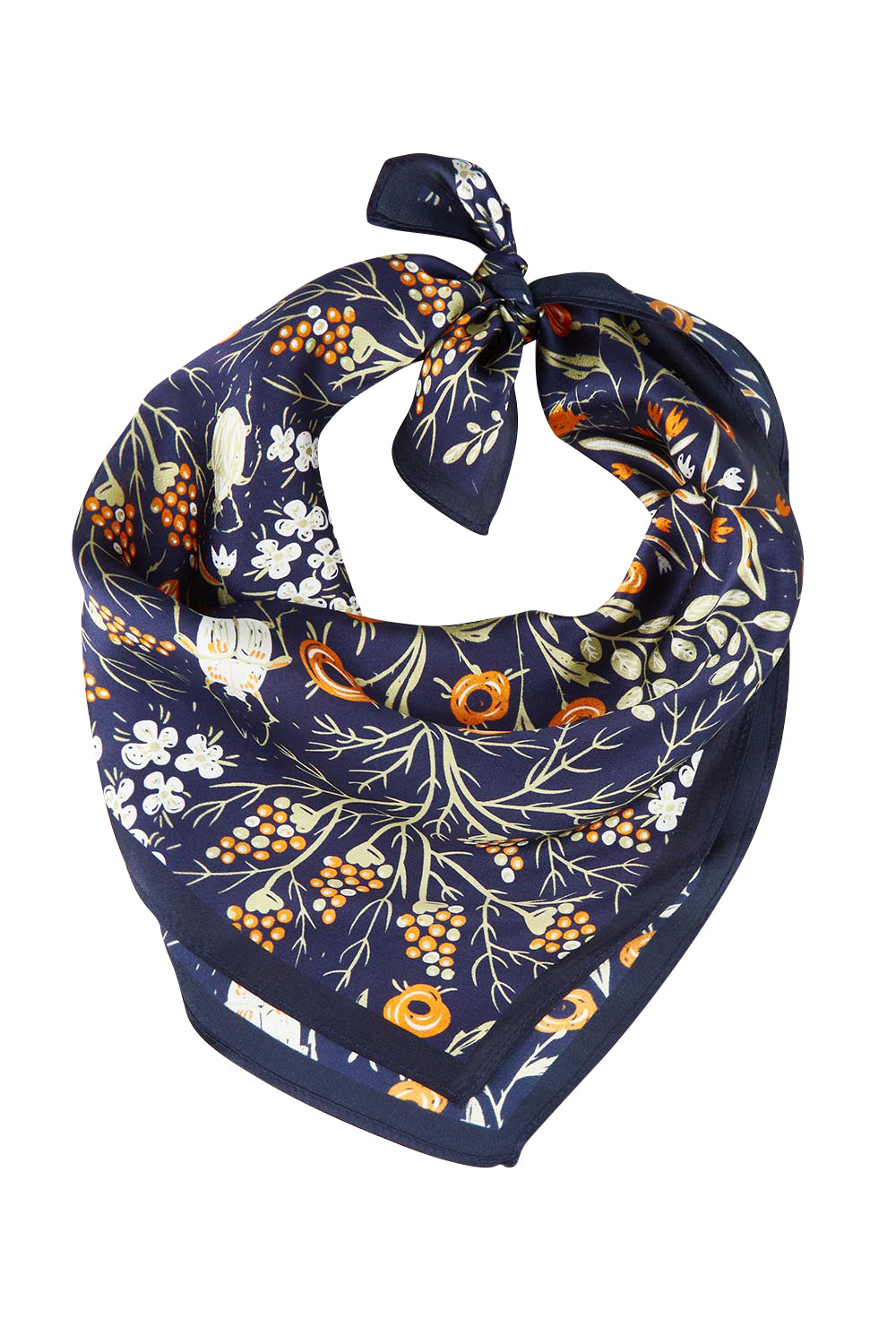 Silk Neck Scarf – Garden