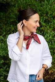 Silk Neck Scarf – Spotted