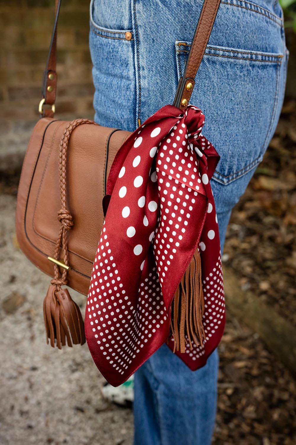 Silk Neck Scarf – Spotted