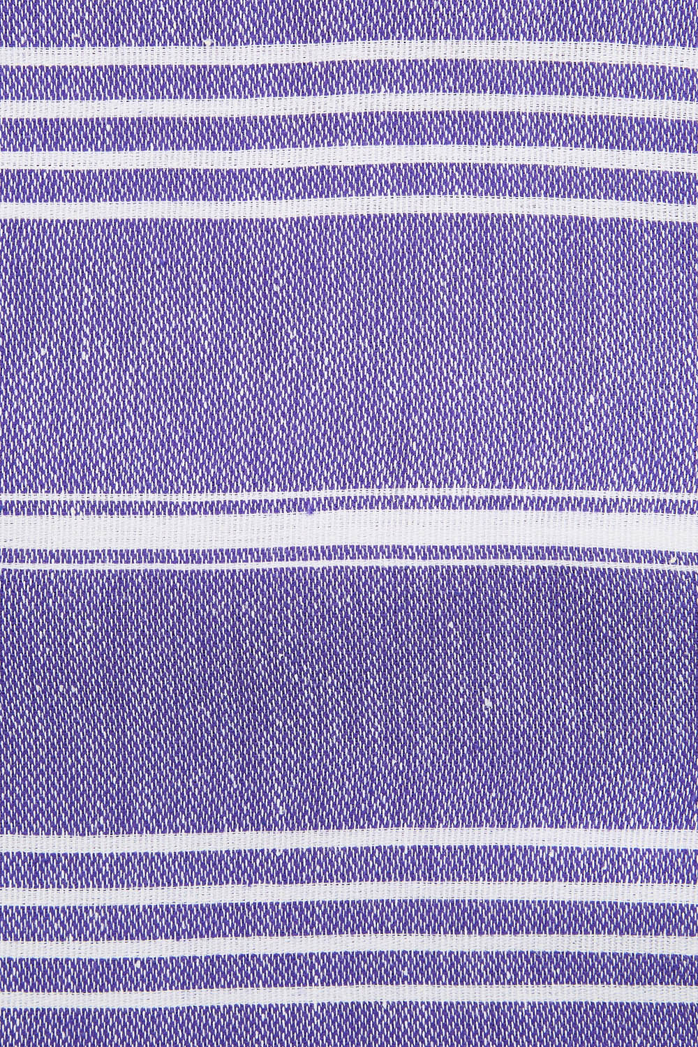 Product shot of the Hammamas Original Cotton Towel in colour Iris (Purple), detail