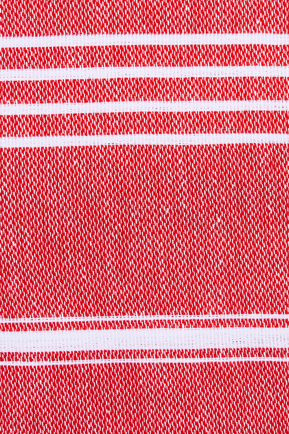 Product shot of the Hammamas Original Cotton Towel in colour Flame (Red), detail