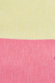Product shot of the Hammamas Splice Cotton Towel in colour Rizo, detail