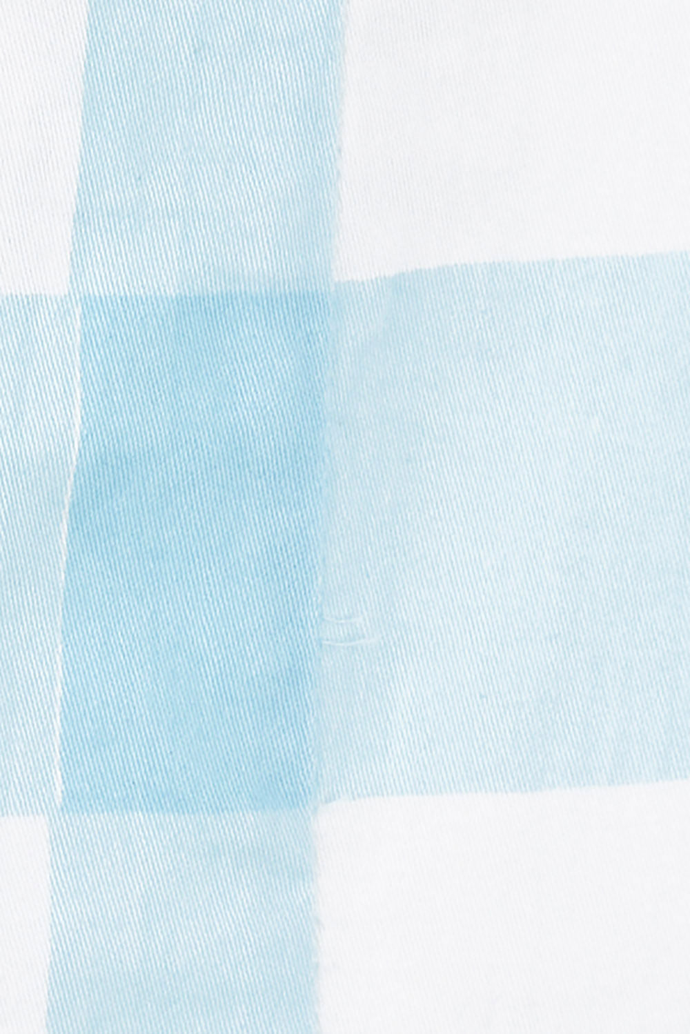 Product shot of the Gingham Swing Dress in colour Gingham (Blue), detail
