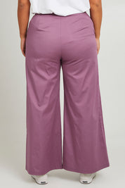 Preloved Wide Leg Pant - Mauve