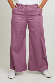 Preloved Wide Leg Pant - Mauve