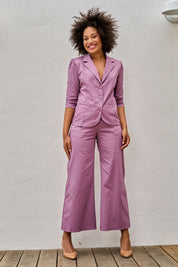Preloved Wide Leg Pant - Mauve