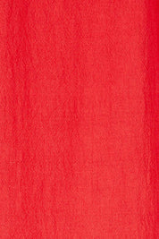 Product shot of the Multicolour Tiered Dress in colour Rainbow (Red), detail