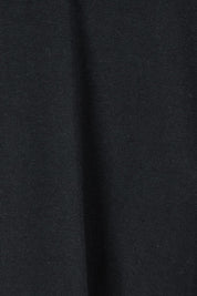 Product shot of the Ruffle Sleeve Top in colour Black (Black), detail
