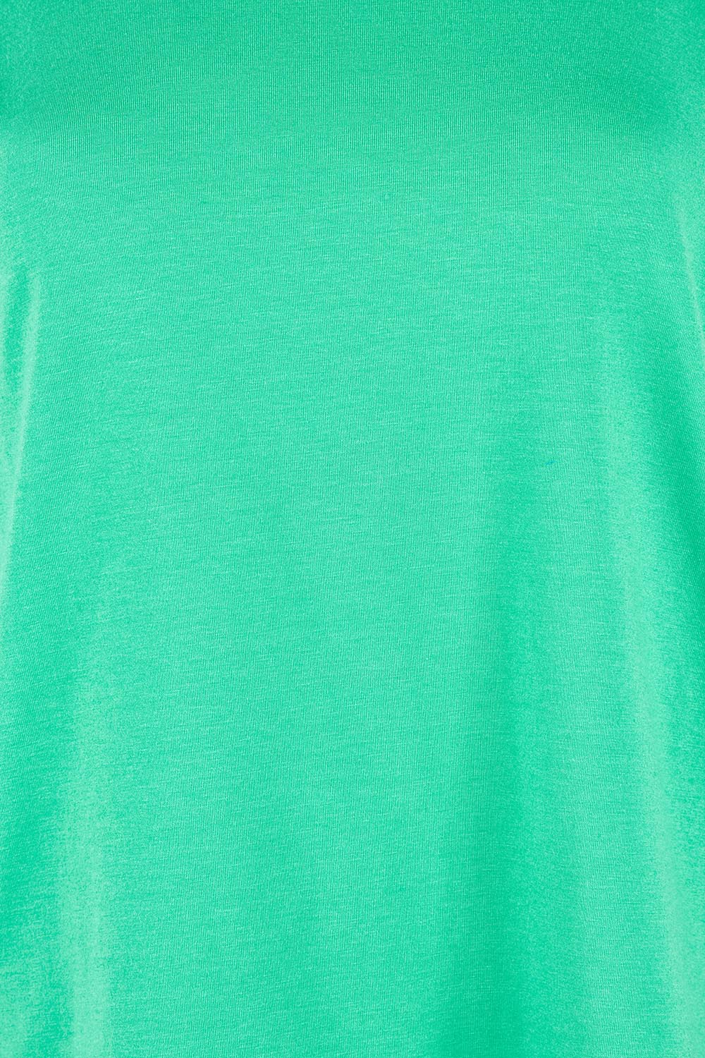 Product shot of the Ruffle Sleeve Top in colour Mint (Green), detail