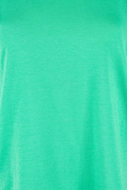 Product shot of the Ruffle Sleeve Top in colour Mint (Green), detail