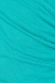 Preloved Bamboo Wrap Top - Teal