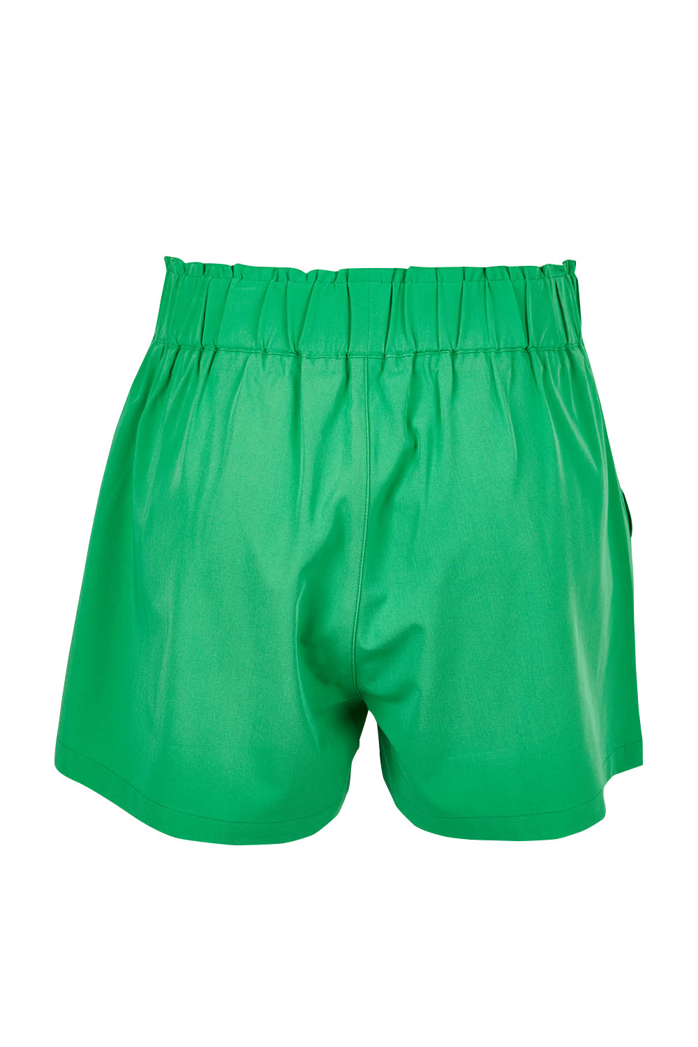 Product shot of the Pull On Shorts in colour Applegrn (Green), from the back