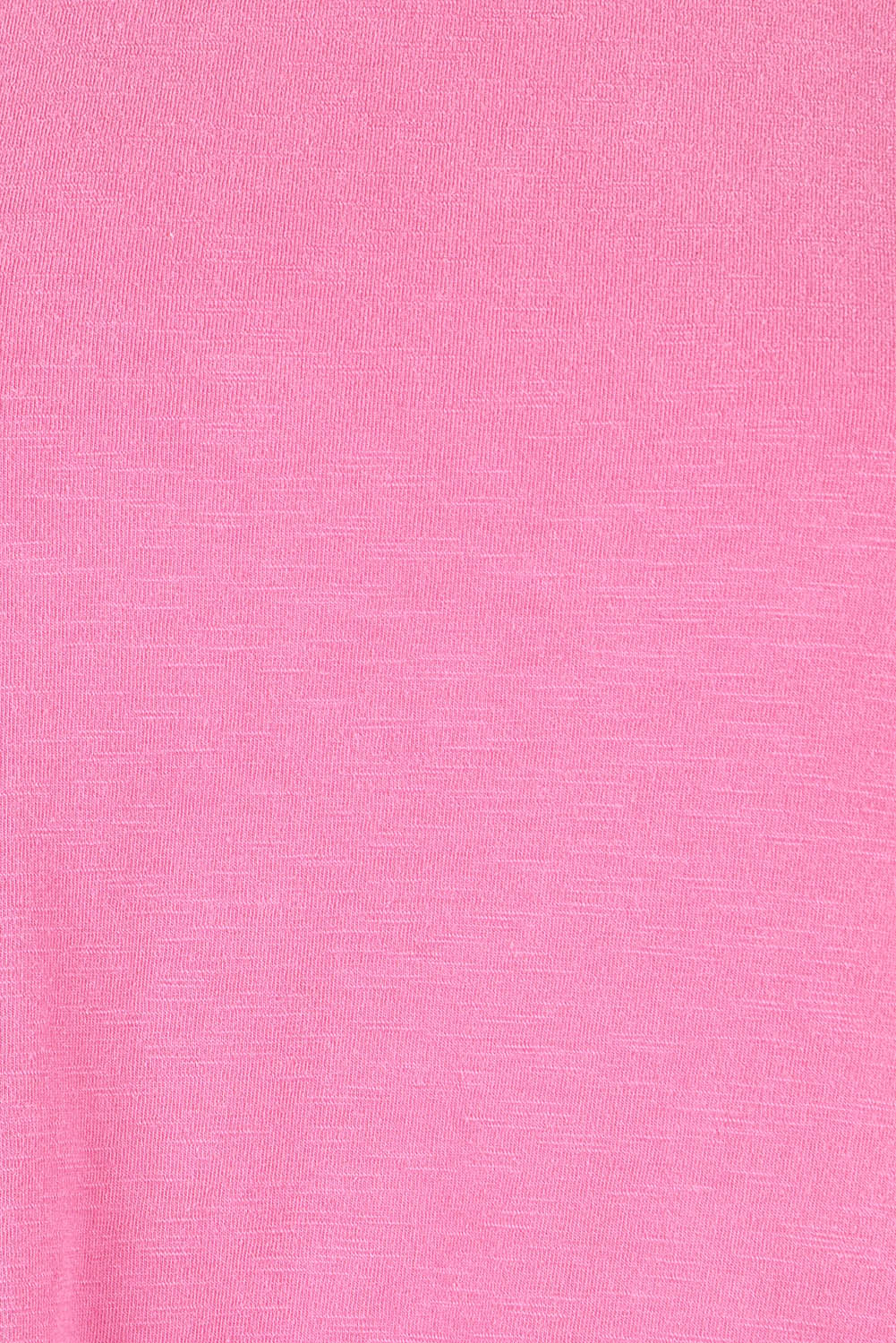Product shot of the Asymmetrical Frill Cotton Top in colour Pink (Pink), detail