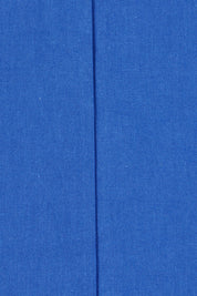 Product shot of the Scalloped Hem Cotton Tank in colour Palaceblue (Blue), detail