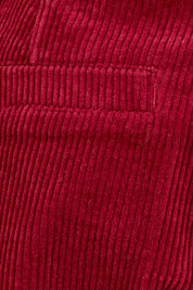 Cotton Blend Corduroy Pant – Wine