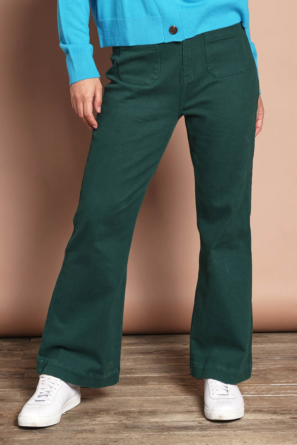 Denim Patch Pocket Jean – Forest
