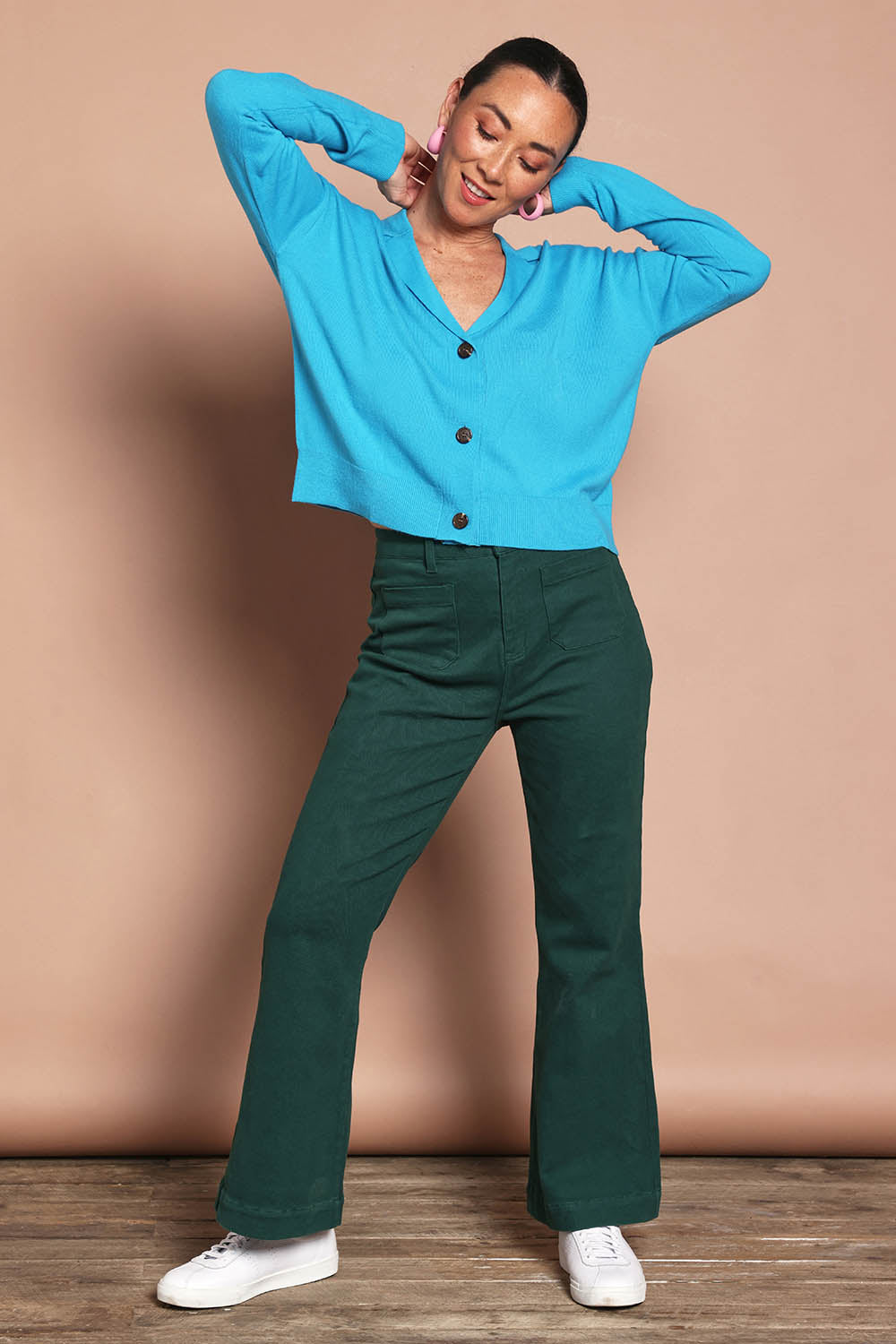 Denim Patch Pocket Jean – Forest