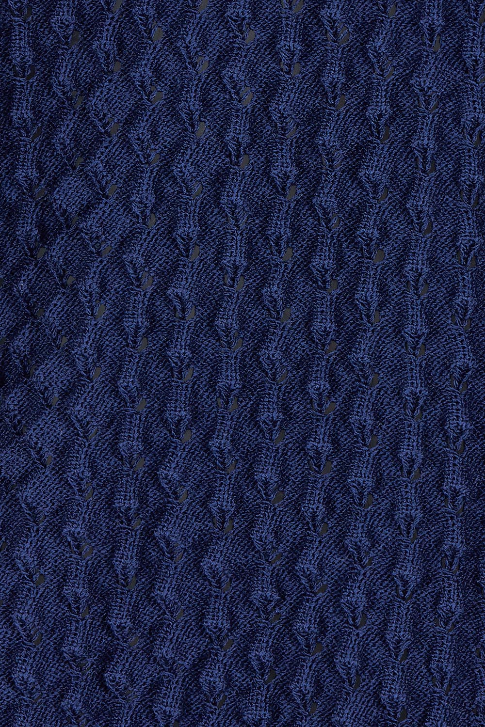 Product shot of the Waffle Textured Cardigan in colour Navy (Blue), detail