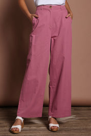 Preloved Straight Leg Pant - Dustypink