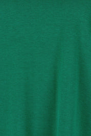 Product shot of the Cap Sleeve Tee in colour Green (Green), detail