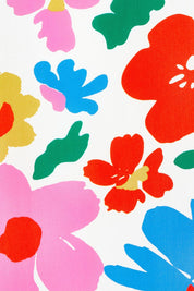 Product shot of the Printed Sleeveless Dress in colour Bloompop, detail