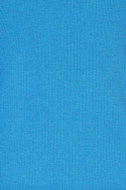 Product shot of the Cotton Blend Tank Top – Blue in colour Blue, showing detail