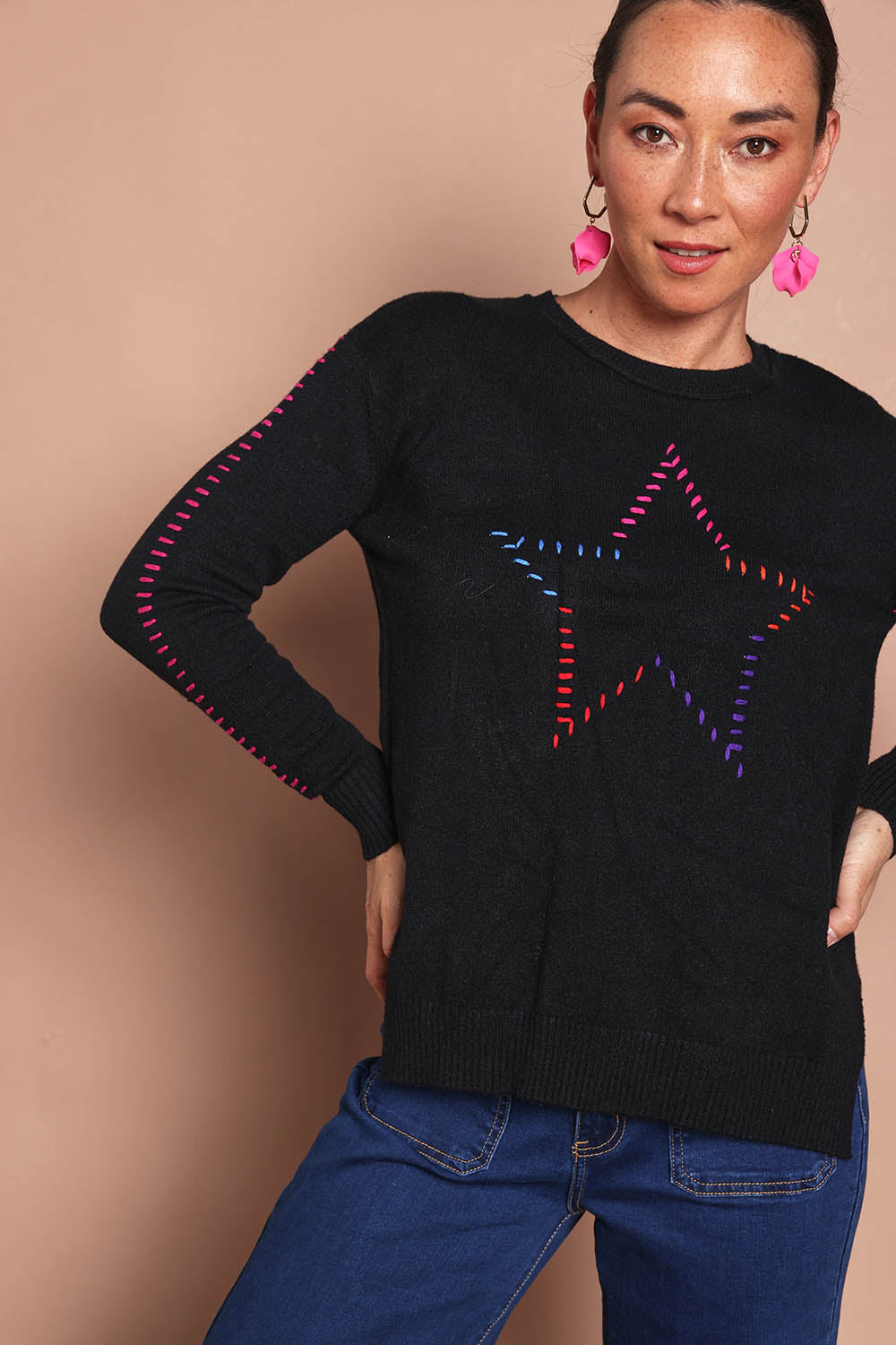 Star Jumper – Black
