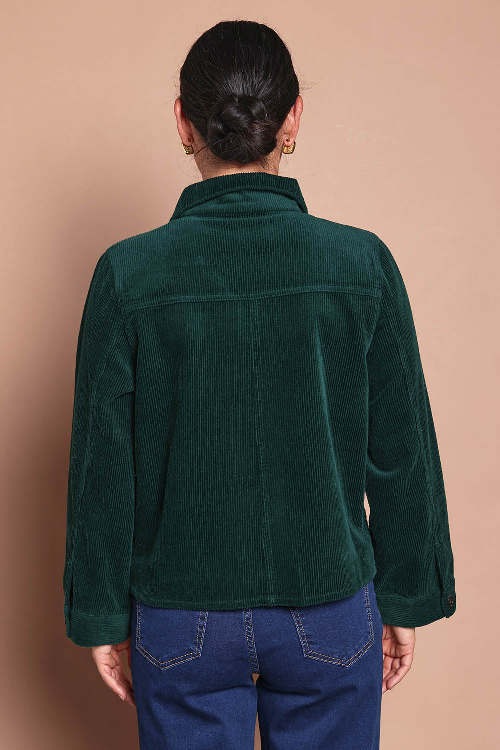 Cotton Corduroy Jacket – Emerald