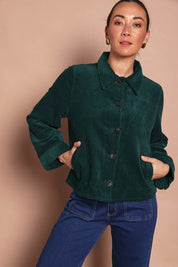 Cotton Corduroy Jacket – Emerald