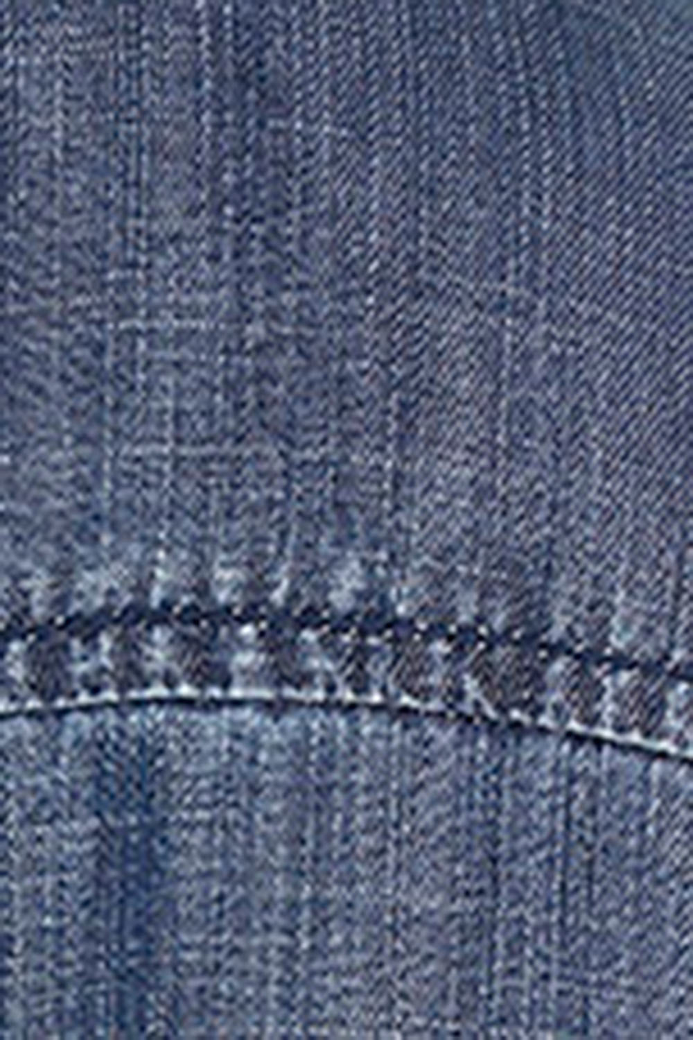 Product shot of the Riley Shirt Dress in colour Denim (Blue), detail