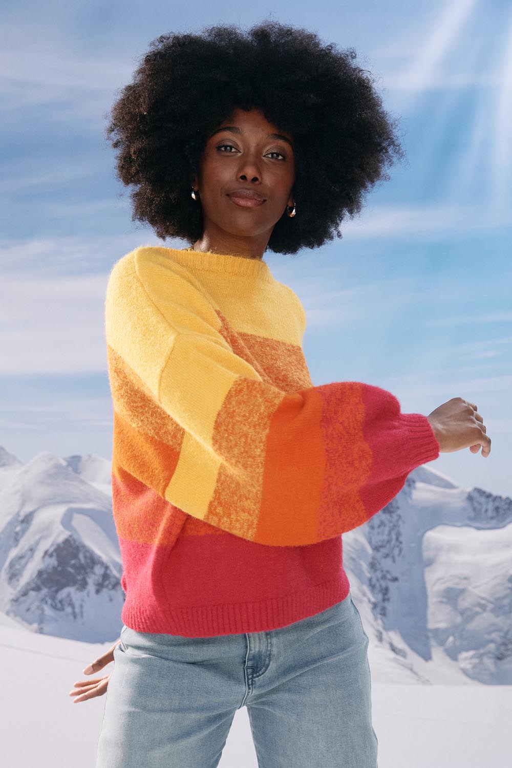 Haven Women's Valenza Jumper in Sunrise Multi – birdsnest