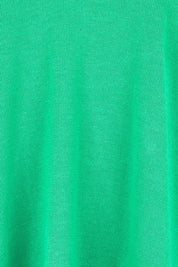 Product shot of the Vermont Star V Neck Jumper in colour Green (Green), detail