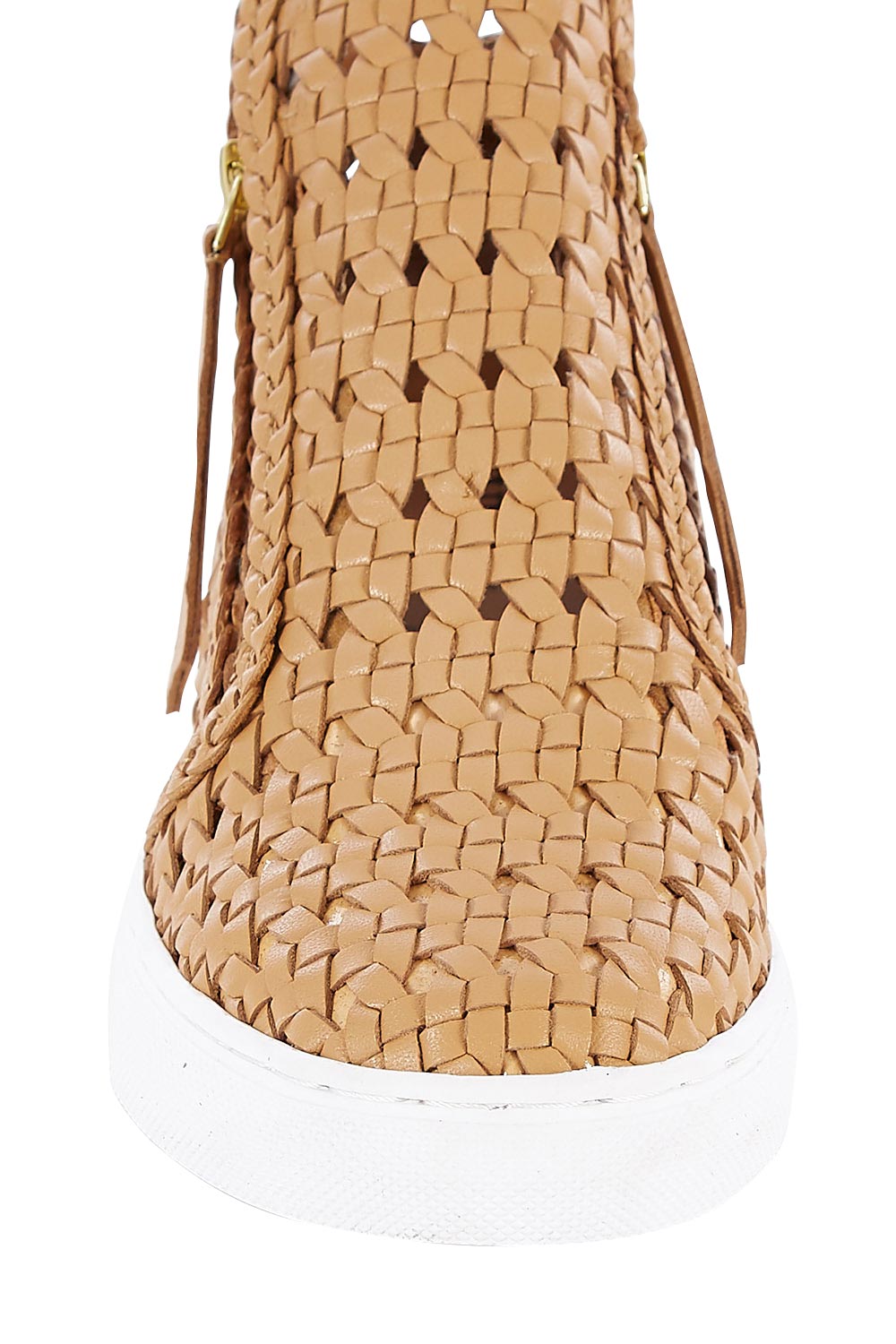 Product shot of the Asher Sneaker in colour Natural, detail