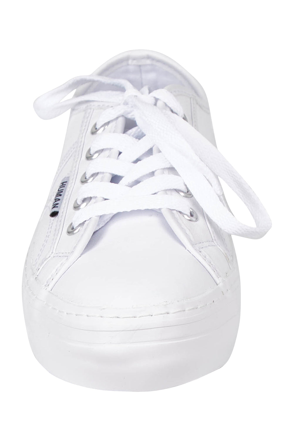 Product shot of the Cass Sneaker in colour White (White), detail