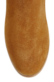 Product shot of the Dylan Ankle Boot in colour TanSuede, detail