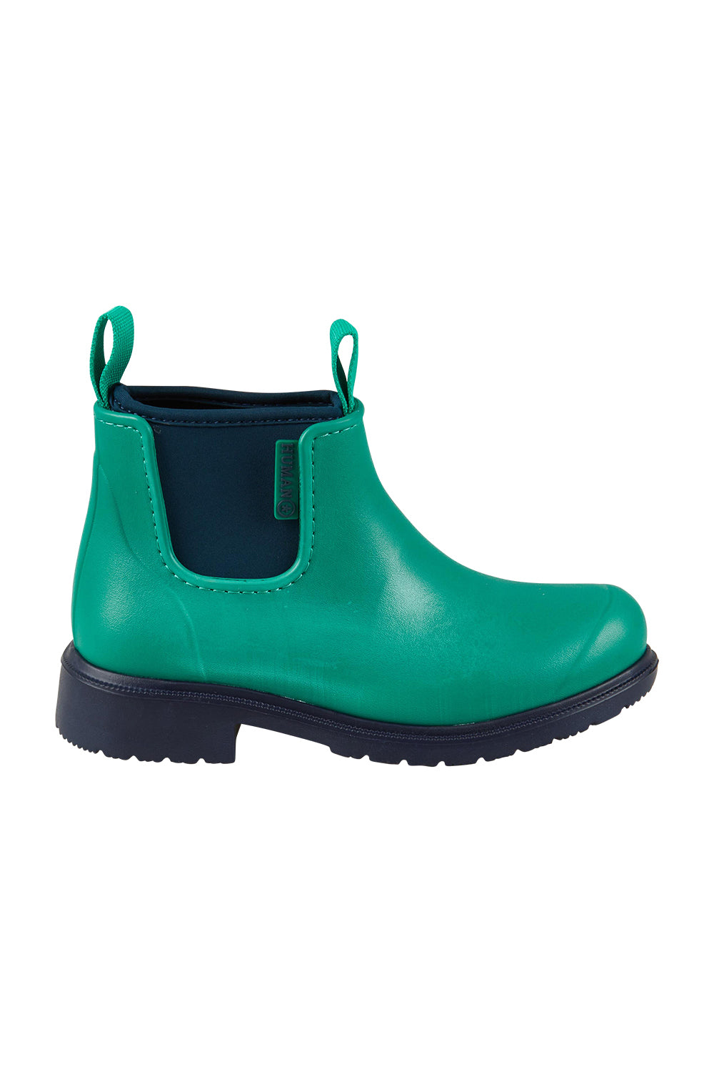 Product shot of the Jam Neoprene Waterproof Boot in colour Seamist (Green), detail