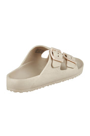Product shot of the Ripe Adjustable Slide in colour Coolgrey (Grey), from the back