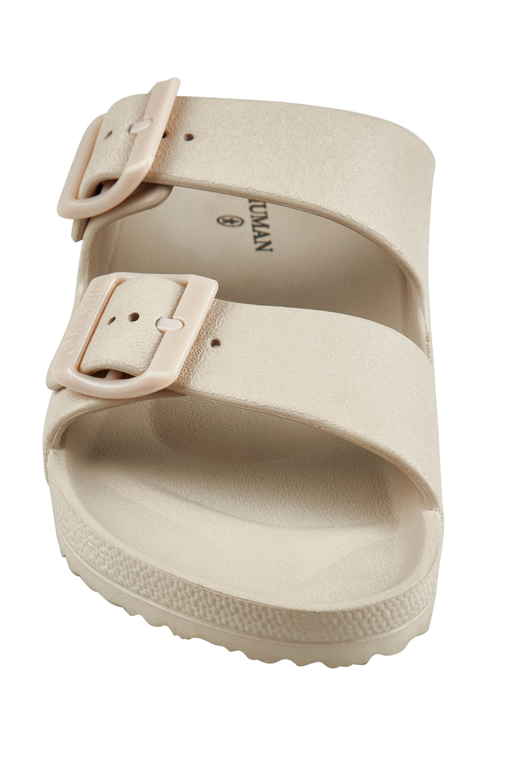 Product shot of the Ripe Adjustable Slide in colour Coolgrey (Grey), detail
