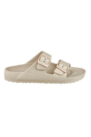 Product shot of the Ripe Adjustable Slide in colour Coolgrey (Grey), from the front