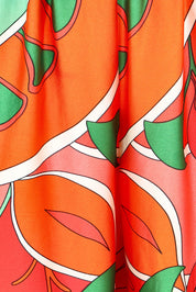 Product shot of the Playa Pant in colour Rainforest, detail