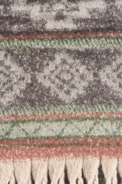 Product shot of the Vancouver Scarf in colour Natural, detail