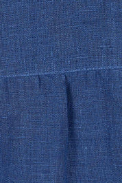 Product shot of the Sabi Dress in colour Ocean (Blue), detail