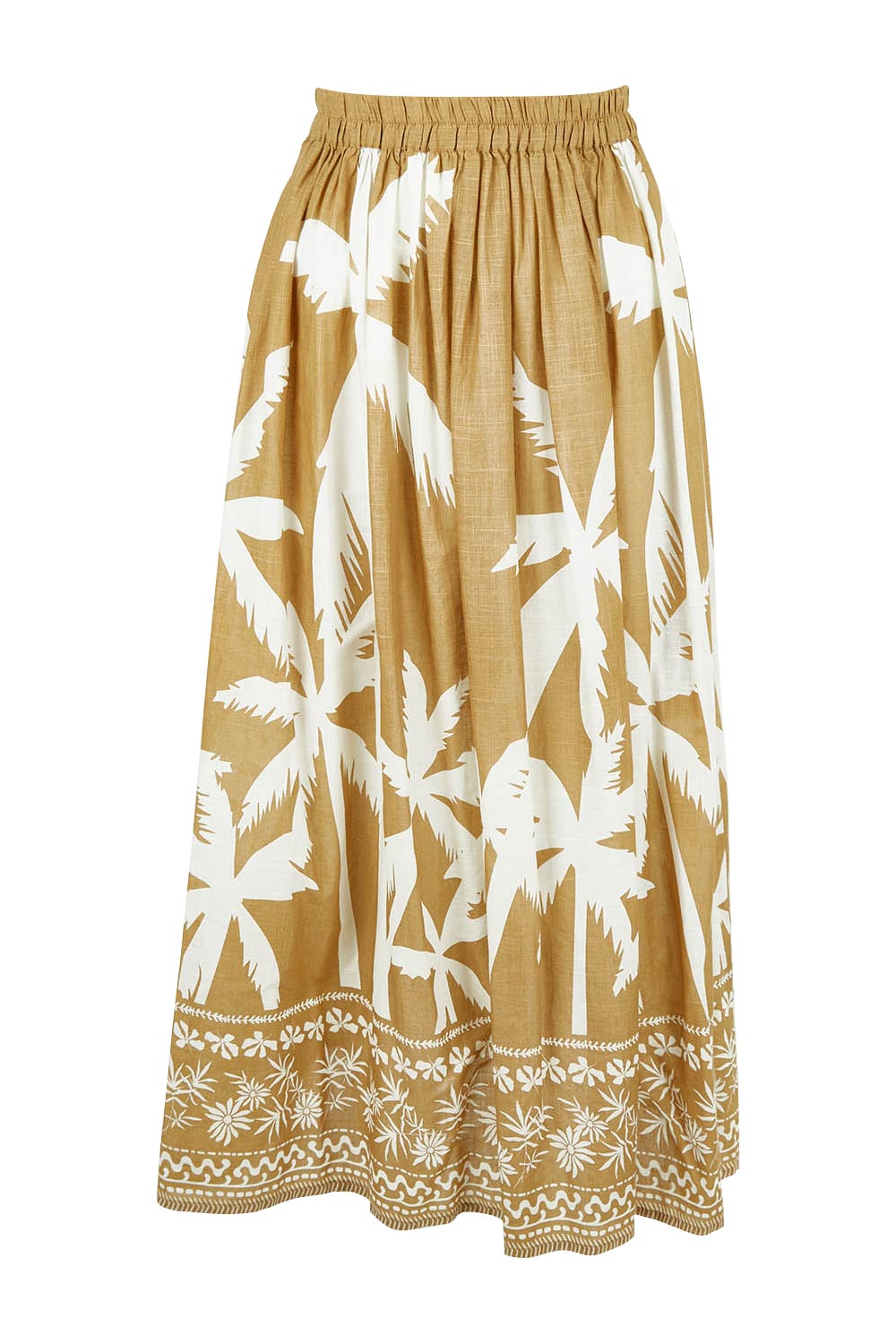 Product shot of the Fly Away Skirt in colour Haven, from the front