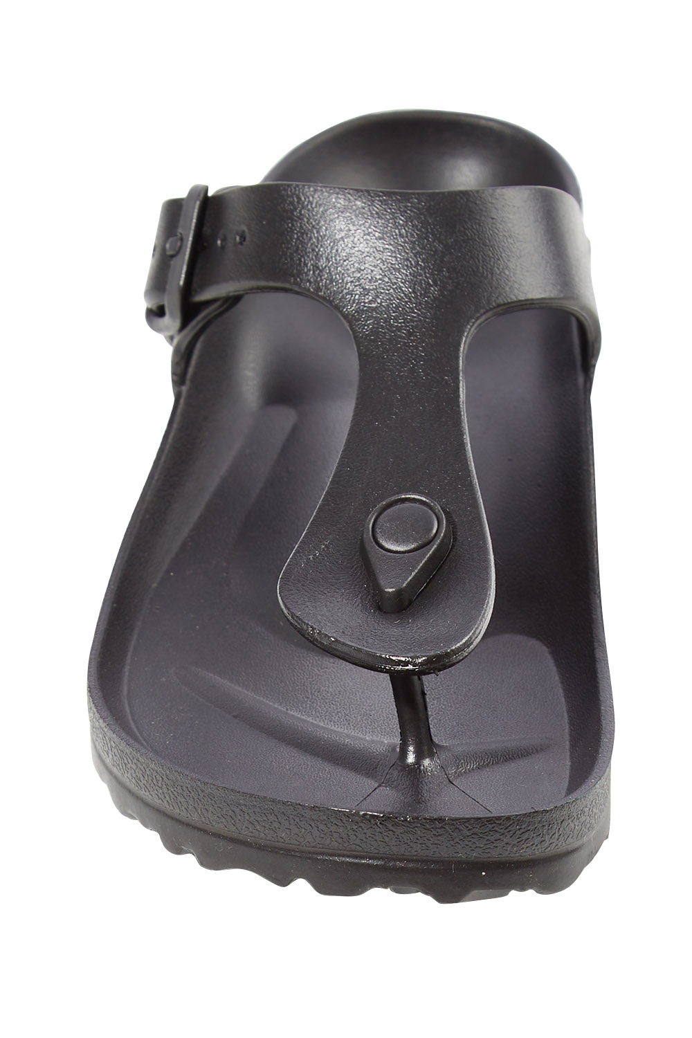Product shot of the Coastal EVA Slide in colour Black (Black), detail