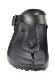 Product shot of the Coastal EVA Slide in colour Black (Black), detail