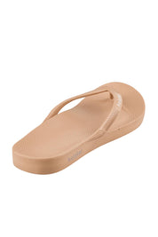 Product shot of the Islander Thong - Natural in colour Natural, from the back