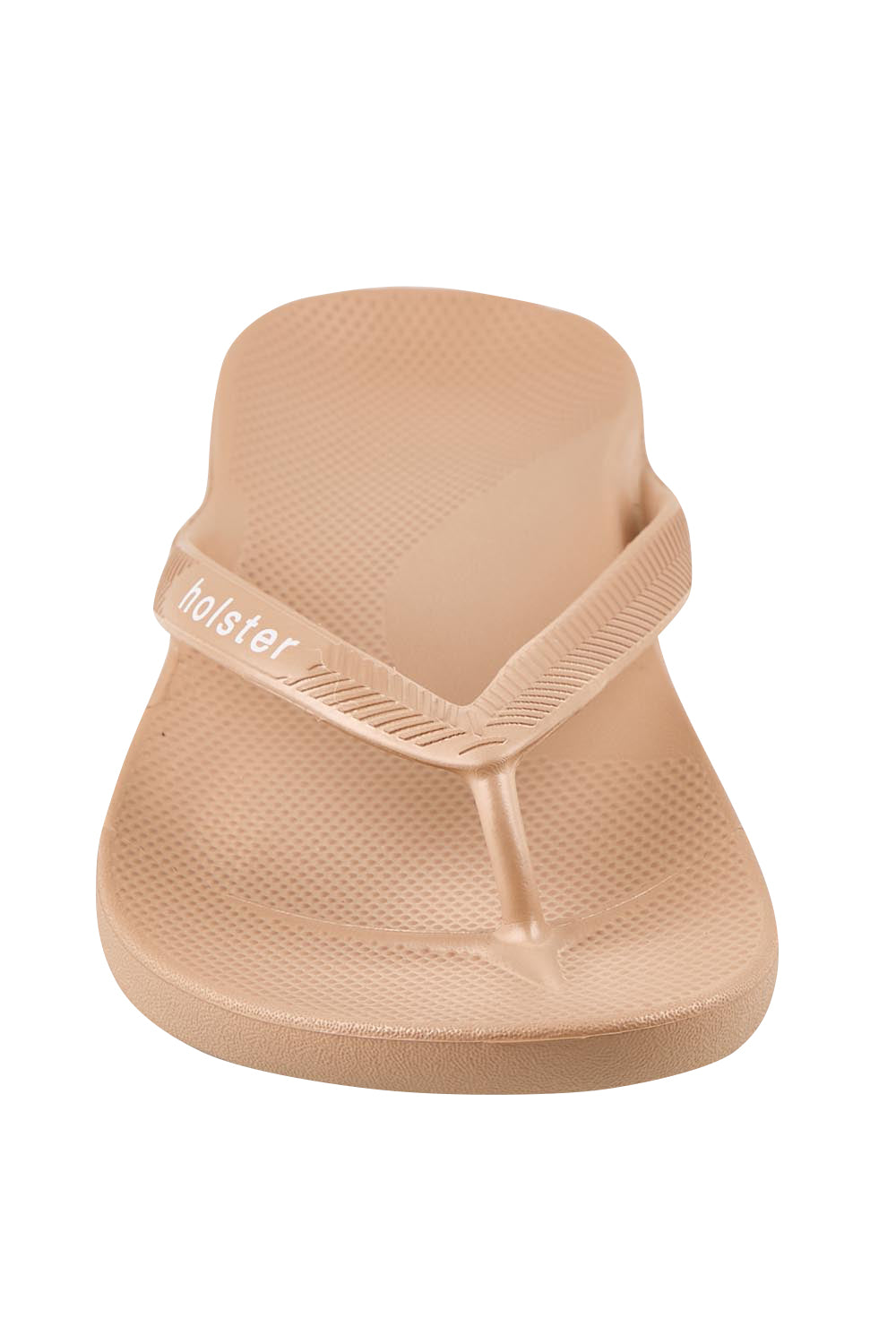 Product shot of the Islander Thong - Natural in colour Natural, showing detail