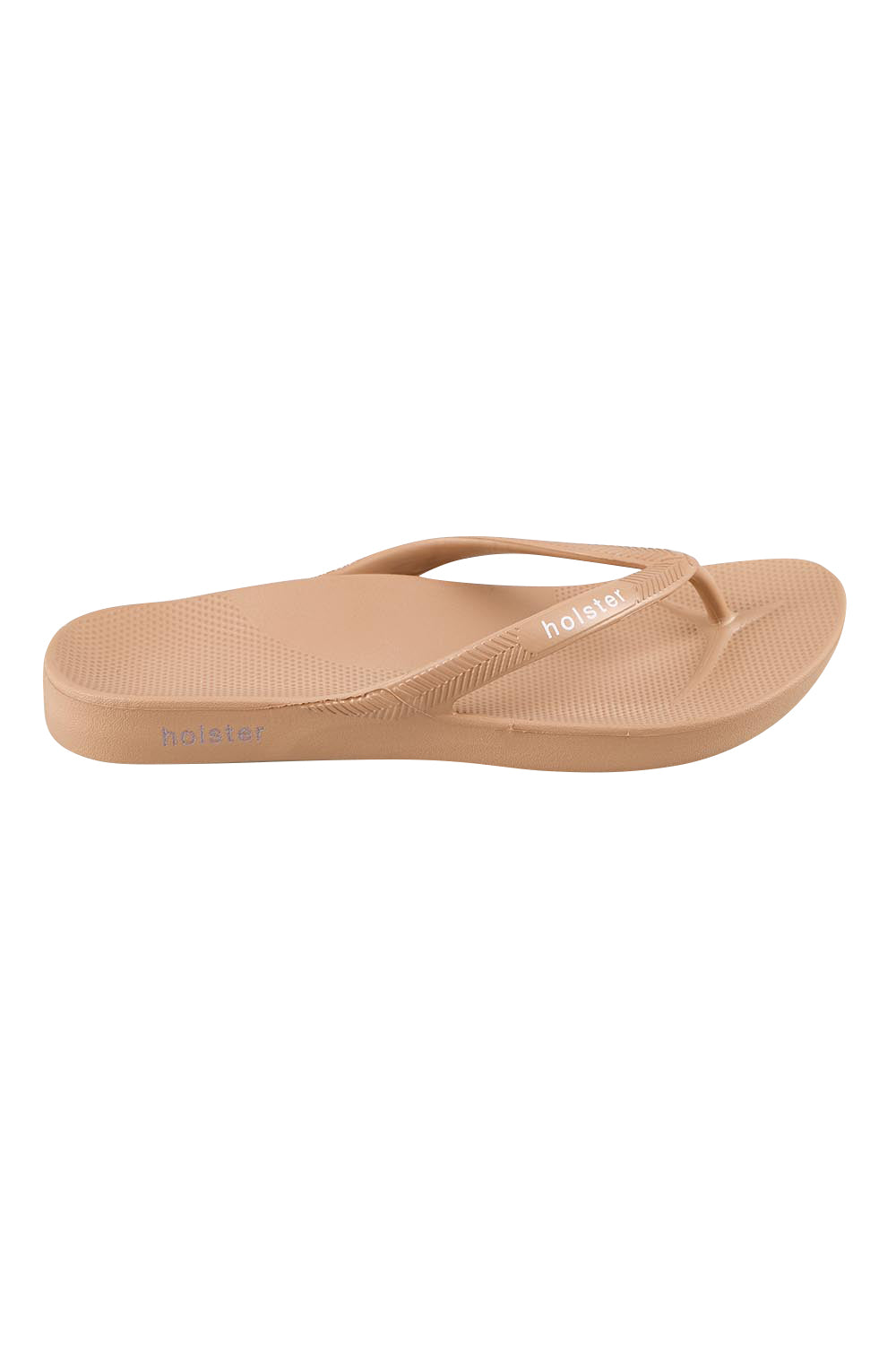Product shot of the Islander Thong - Natural in colour Natural, from the front